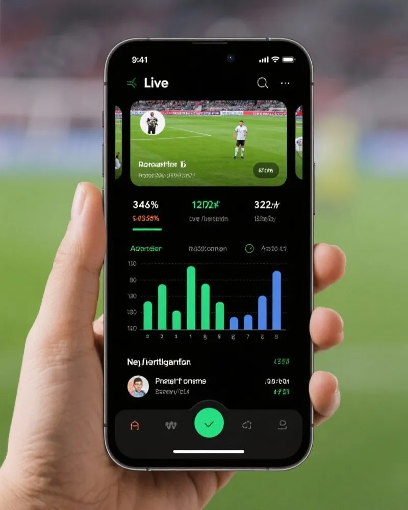 世界杯TV App Interface